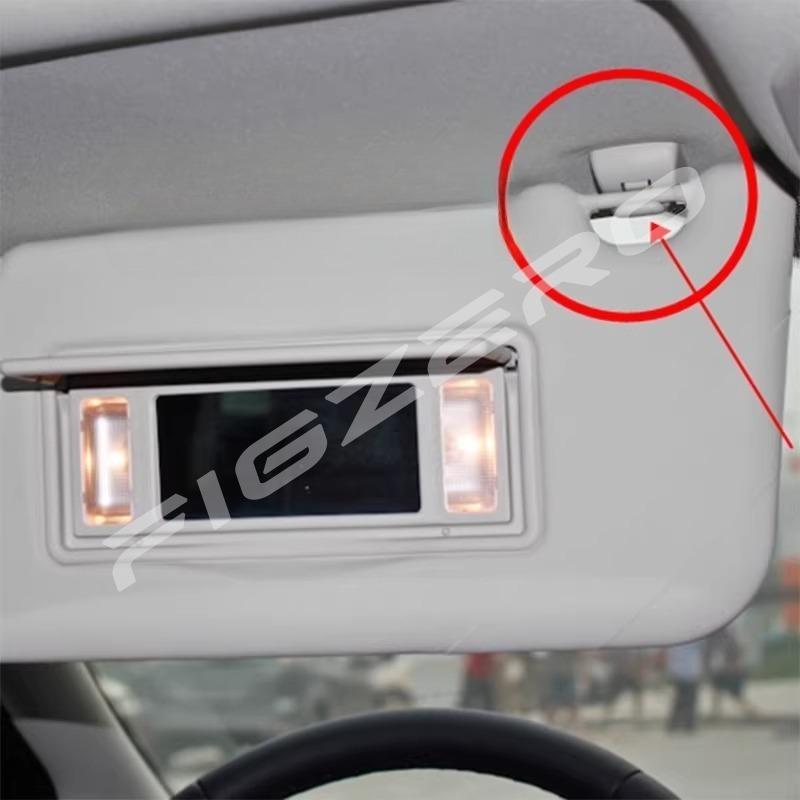 Sun Visor Clip Hook Clamp Base Without Screw Beige for Ford Focus 2012 2013 2014 2015 2016 2017 2018 Mondeo Wagon 1pc Brand New