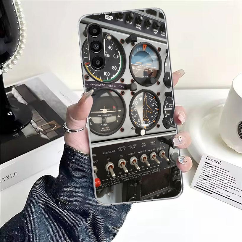 

Aviation Aeroplane Pilot Cockpit Phone Case For Samsung Galaxy A13 A14 A15 A16 A17 A53 A54 A55 A56 A57 A33 A34 A35 A36 A37 A23 A Samsung A16