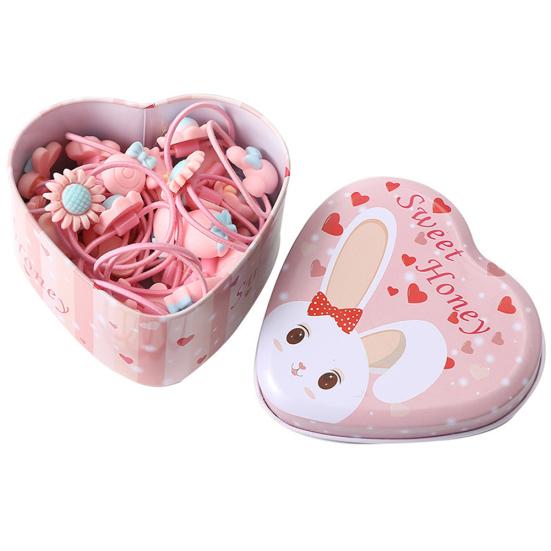 

Набор детских резинок. 20 шт розовый