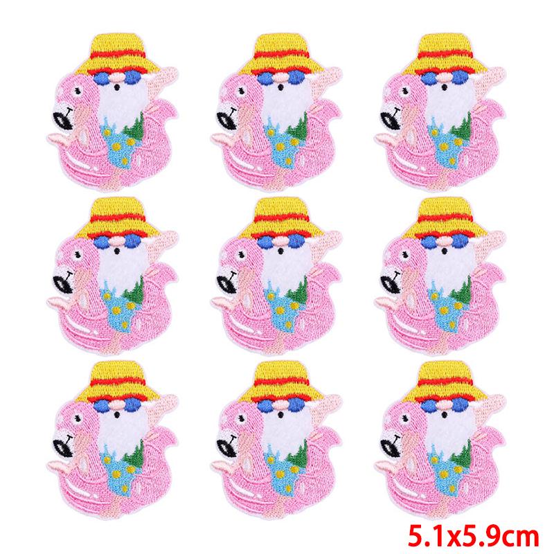10 Pcs/lot Wholesale Embroidery Patch Iron On Patches For Clothing Patches On Clothes Jackets Decor Applique Sew Supplies