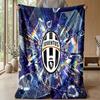 Juventus FC Theme blanket Soft Flannel Blanket Plush Throw Blanket Cozy Sofa Bed Blanket for Home Decor