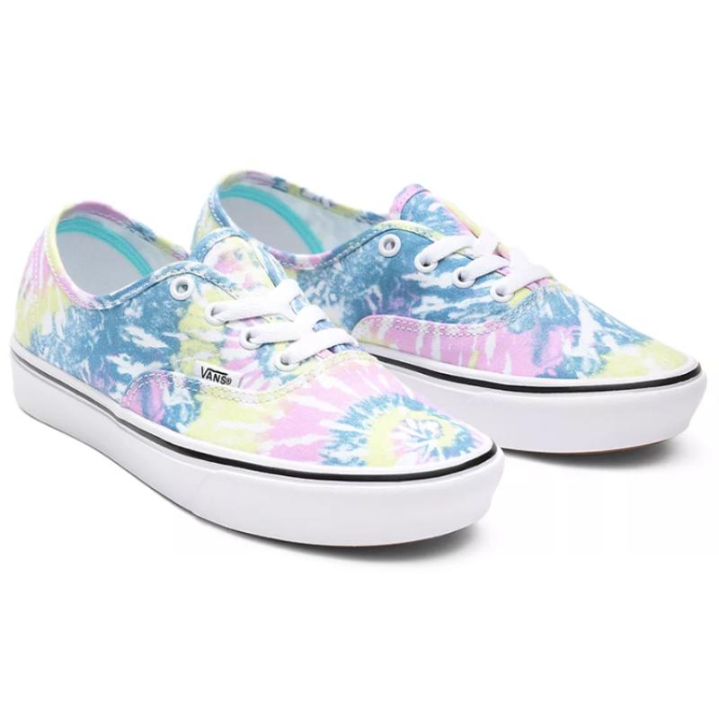 Vans Authentic ComfyCush 'Tie Dye' Women's Vans VN0A3WM749L