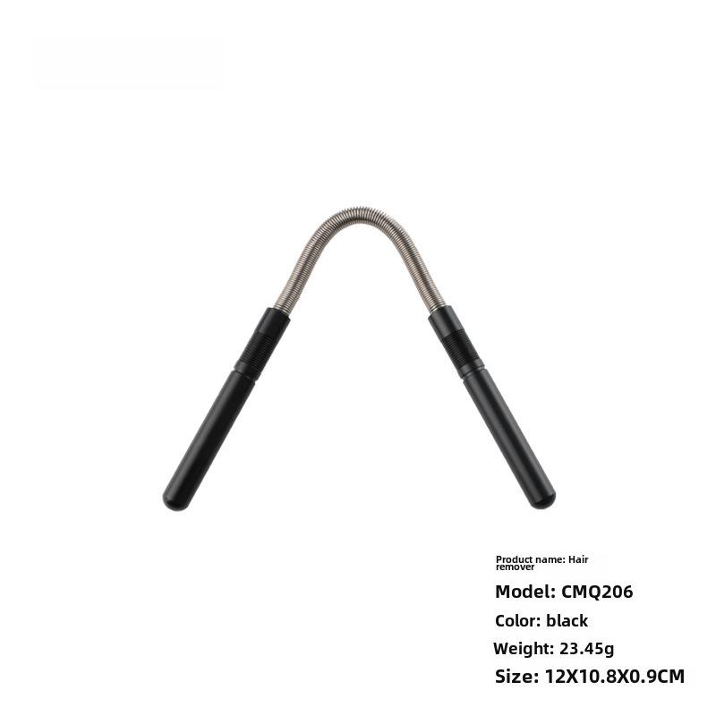 

Пружинный инструмент для удаления волос на лице из нержавеющей стали и алюминия