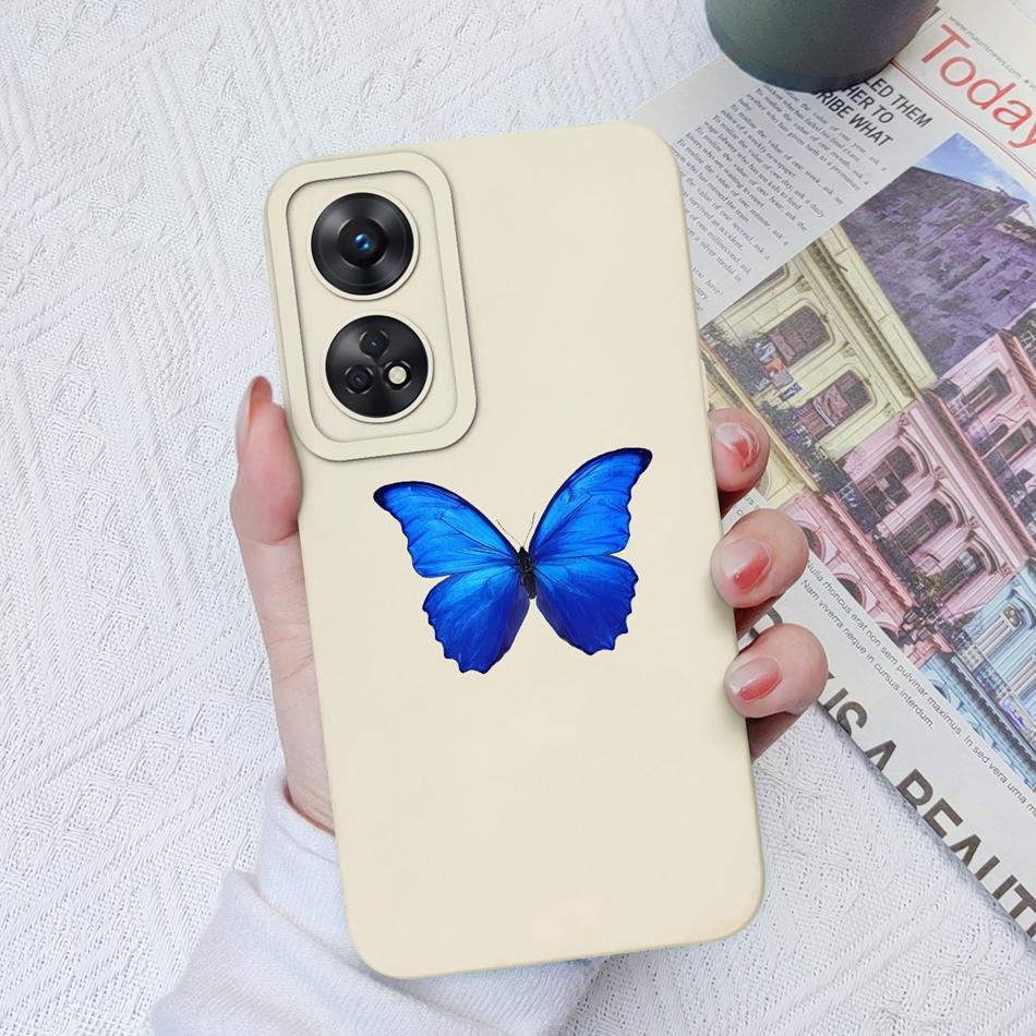 Per Custodia Telefono Oppo Reno 8T 8Z Cuore Amore Protezione Fotocamera Morbido Silicone Liquido Copertura Posteriore Per OPPO Reno8T 4G 5G 8 Lite Guscio