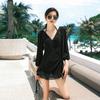 Hot One-piece Swimsuit Women Covering Flesh Showing Slimming Conservative Fashionable Seaside Water Park