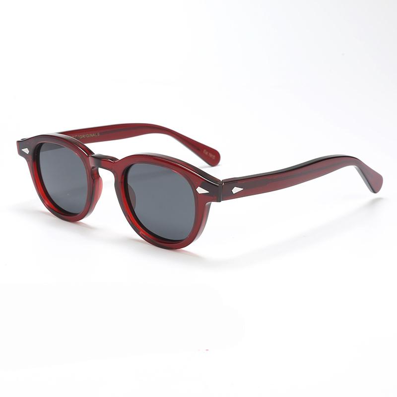Retro Polarized Sunglasses Men Women Unisex Acetate Frame Johnny Depp Lemtosh Brand Designer Style Sun Glasses For Male Oculos