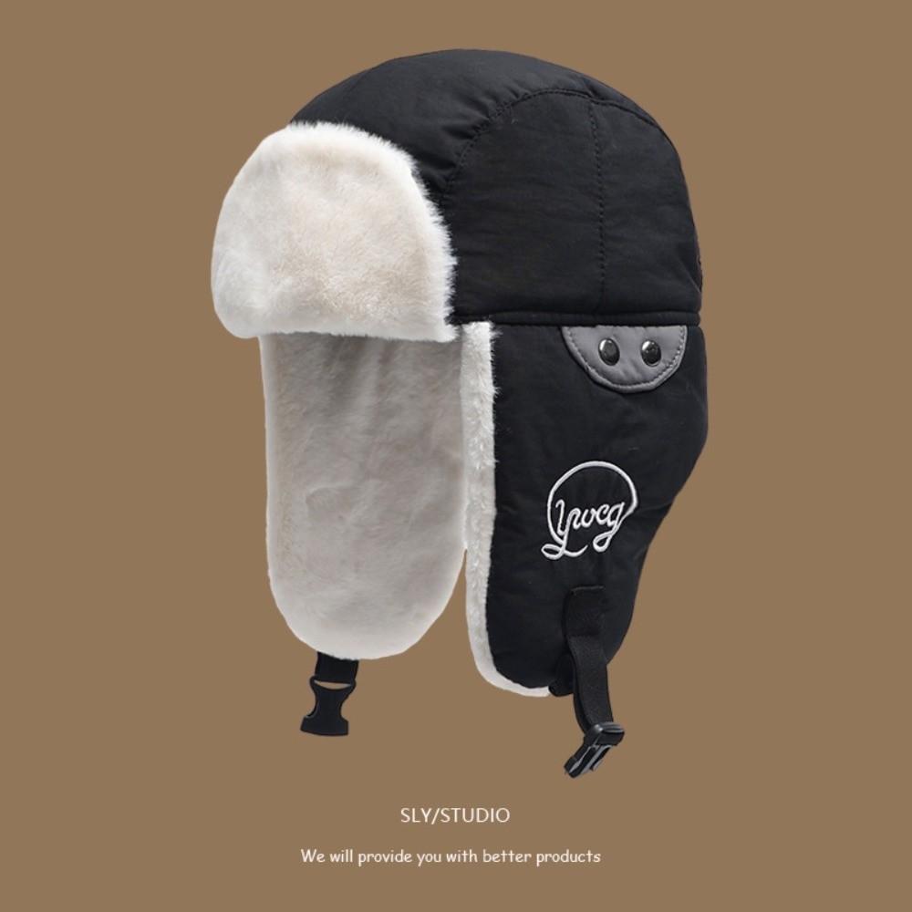 Windproof Earflap Hat Cold Proof Winter Bomber Hat Casual Ear Protection Cap  Winter