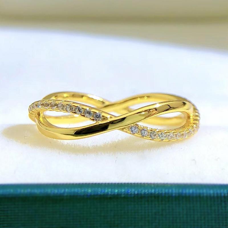 

Lulu Tong 2022 S925 Silver European & American Wrap Ring Size 9