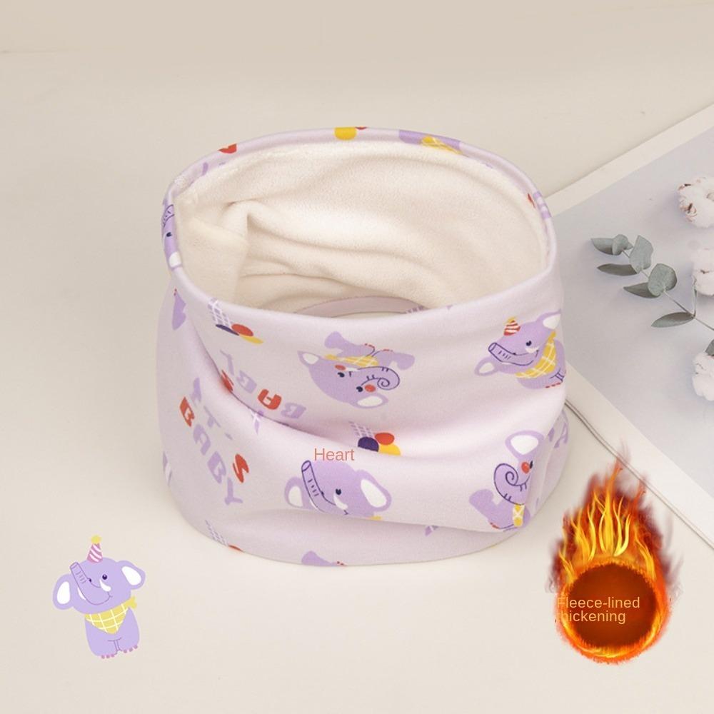 Fular Gros pentru Copii 0-16 Ani, Guler Călduros Căptușit cu Fleece pentru Bebeluși Băieți Fete