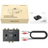 PROZOR Audio 2 Output 1 Bidirectional RCA Stereo Audio No Power Supply RCA Cable Compatible with DVD Stereo CD 2-Port Switcher Inputs/1 / Input/2
