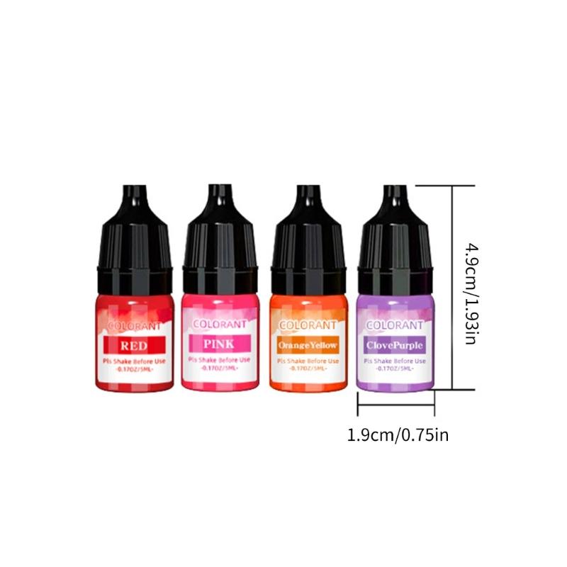 20 Colors Candle Dyes Pigment Scented Liquid Colorant Pigment Candle Mold Soap Coloring Handmade Crafts Resin Pigment