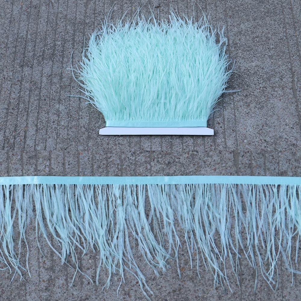 Thickened Encryption Ostrich Hair Cloth Edge 10-15Cm Feather Clothing Skirt Accessories