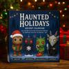 Haunted Holidays Advent Calendar 24-Day Countdown Box Multifunctional Festive Car Decoration for Christmas Fun