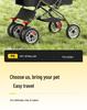 Foldable Lightweight Pet Stroller for Small & Medium Dogs and Cats