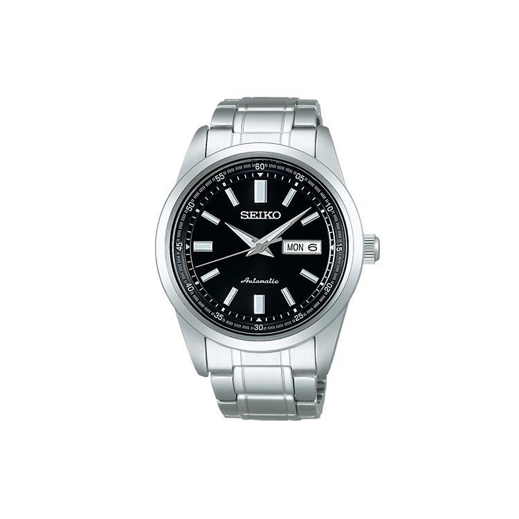SEIKO Presage Mechanical Movement Stainless Steel Strap Watch Men s Watches Black Dial SARV003 Black Dial