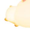 Silicone Night Light for Kids Cute Bunny 16 Colors Remote Control Rechargeable Bedside Lamp for Breastfeeding Sleeping