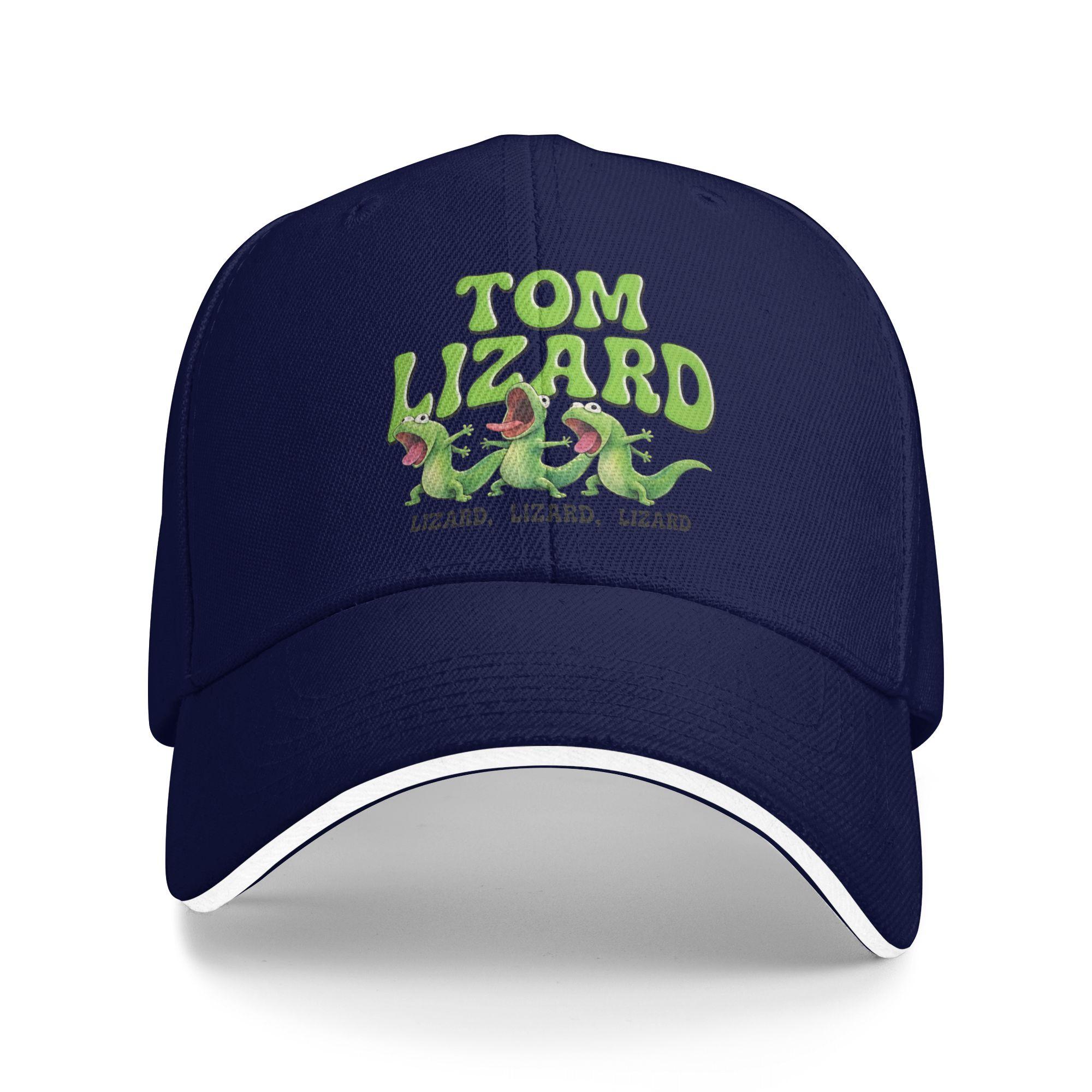 

Tom The Lizard Baseball Cap Hoppers Streetwear Trucker Hat Summer Unisex Men Outdoor Sports Baseball Caps One Size темно-синього кольору