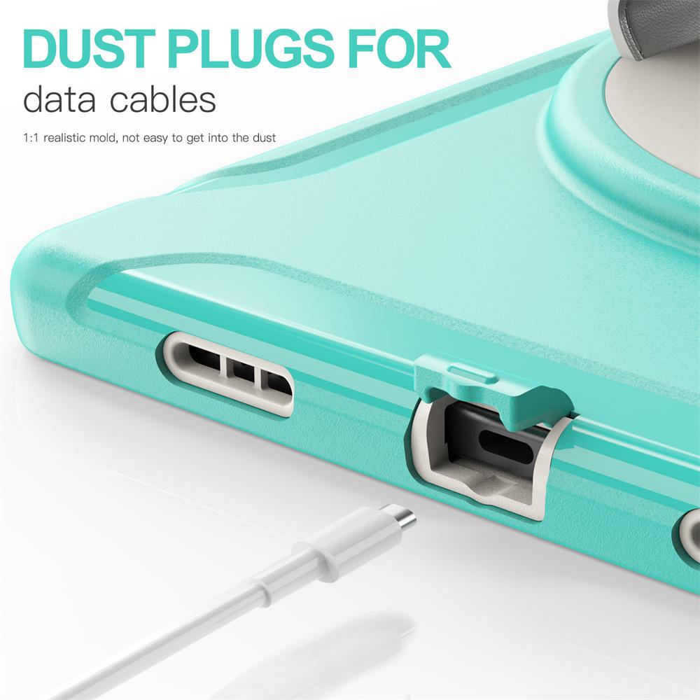 Etui ochronne na tablet Tab A8 10,5 cala z powłoką antyupadkową, obrotowym stojakiem i miękkim wykończeniem typu skóra dla X200/X205