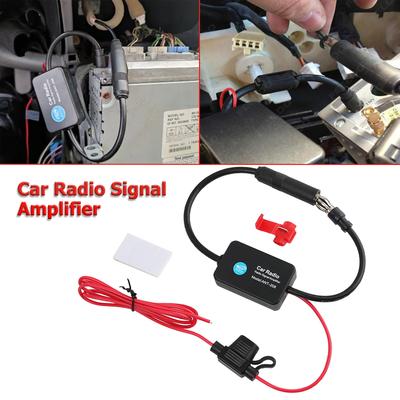Univerzálny Praktický FM Zosilňovač Signálu Proti Rušeniu Auto Anténa Rádio FM Zosilňovač Zosilňovač Autodiely Pre 12V Auto Rádio