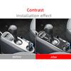 Carbon Fiber Gear Shift Panel Decoration Patch Car Stickers For Mercedes Smart 451 Fortwo Inteior Accessories