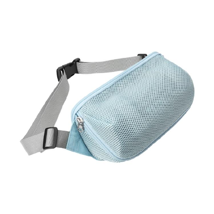 

Travel Nylon Speaker Carrying Pouch Reinforced With Vibration Proof Design And Back Storage Pocket Adjustable Strap синій