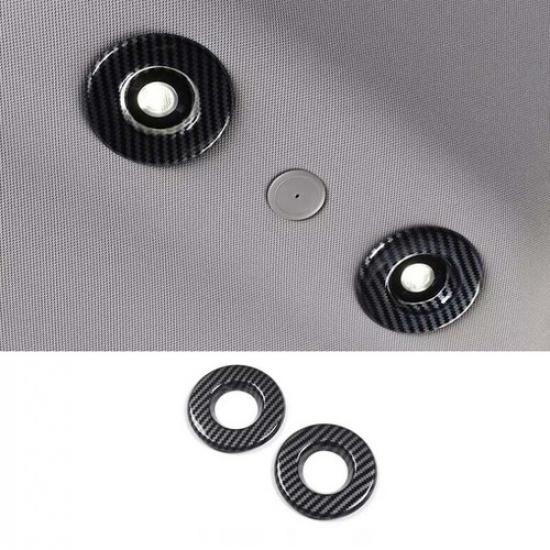 ABS Rear Reading Light -2024 Carbon Fiber Fit For Honda CR-V CRV Cover Trim