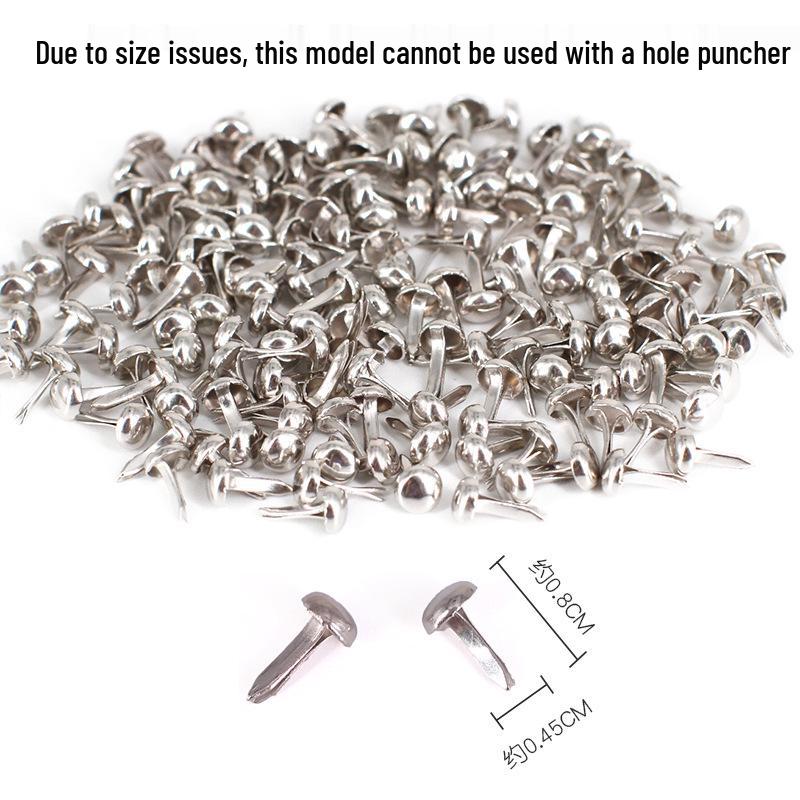 8x17mm Two-Legged Round Colored Rivets for Children's DIY Crafts