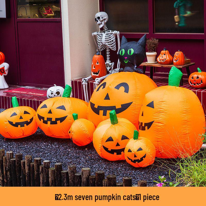 Large Inflatable Pumpkin Balloon Halloween Decoration for Kindergartens and Malls