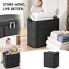 Large Window Quilt Storage Bag with Handles for Comforters, Blankets and Bedding - Clear Design for Easy Viewing