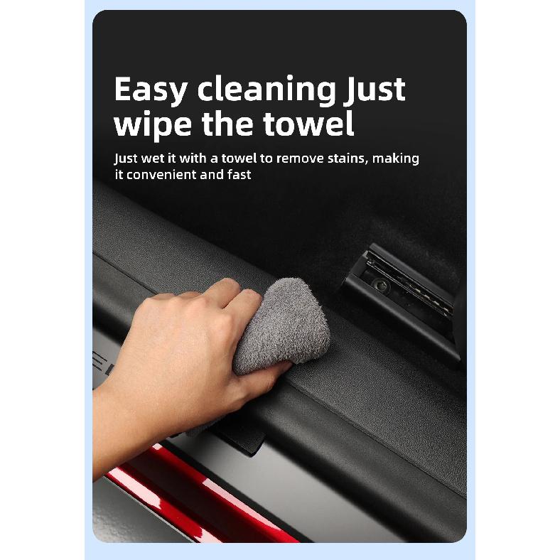 For Tesla Model 3 Highland Door Sill Strip Guard Door Threshold Protector Central Control Rear Air Condition Vent Anti-kick Pads