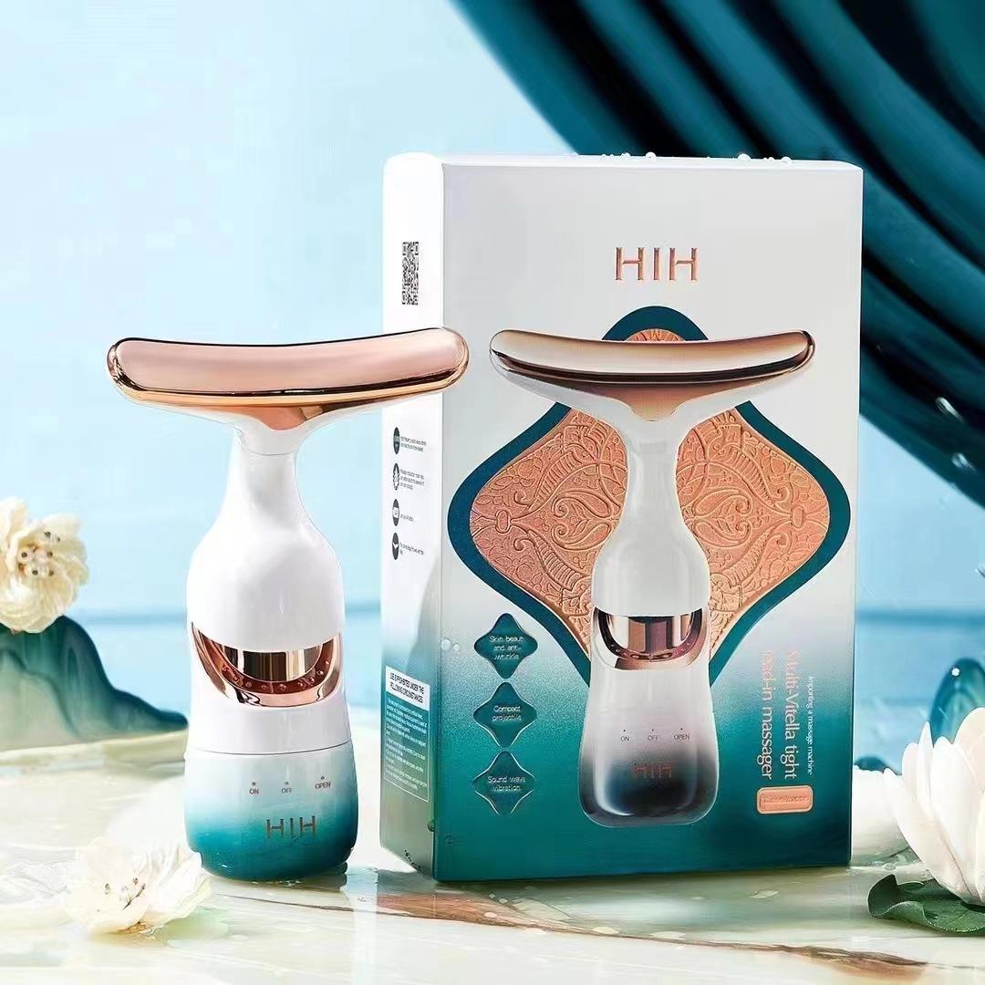 

Face Slimmer EMS Beauty Instrument Skin 3 In 1 Facial Lifting Device Шея Массаж Глаз Подтяжка Морщин Антивозрастной Массажер Новый белый