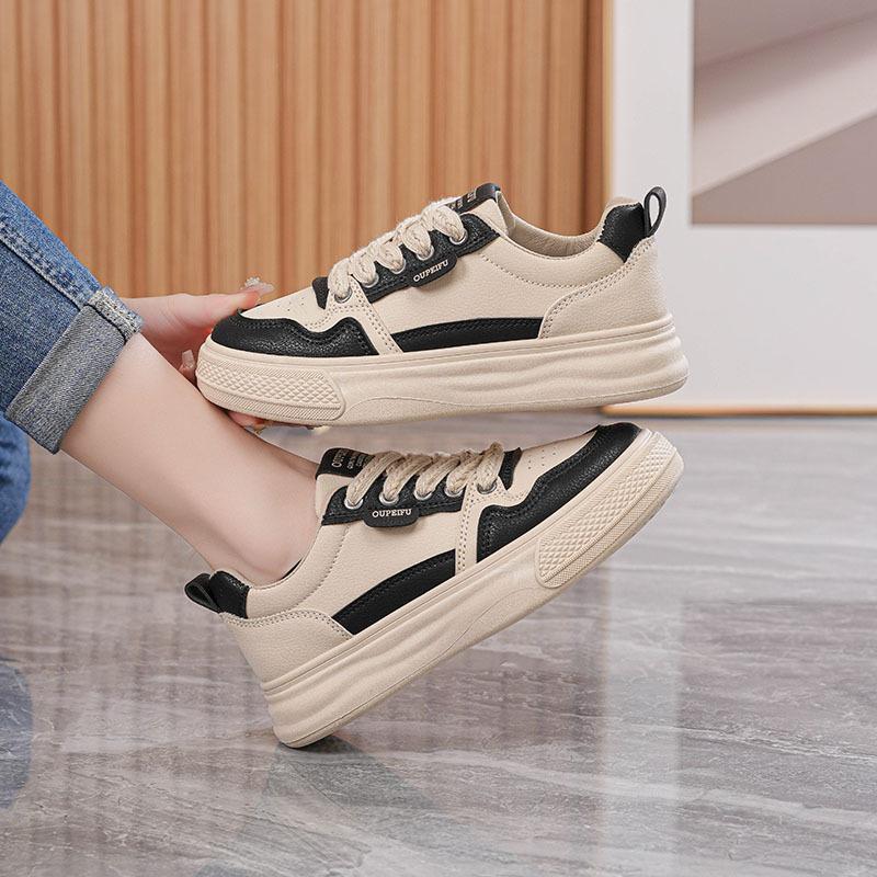 Spring and autumn new student tide shoes platform heightening sports and leisure board shoes H