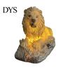 Resin LED Table Lamp for Bedside 3D Animal Night Light, Dolphin Owl Lion Sculpture Decorative Desk Light Lamp, USB Decor Bedroom, Warm Glow