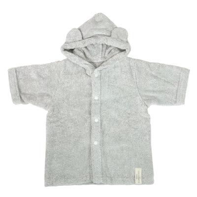 Nissen Shoko "cocochiena" Babyponcho, Tillverkad av Frottétyg som Expanderar vid Tvätt, Grå, CE-40015