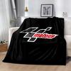 Motogp Flammen Logo Flanelldecke - Weich und geeignet für Sofas, Betten, Büros, Reisen, alle Jahreszeiten, tolles Geschenk für Feiertage und Geburtstage.