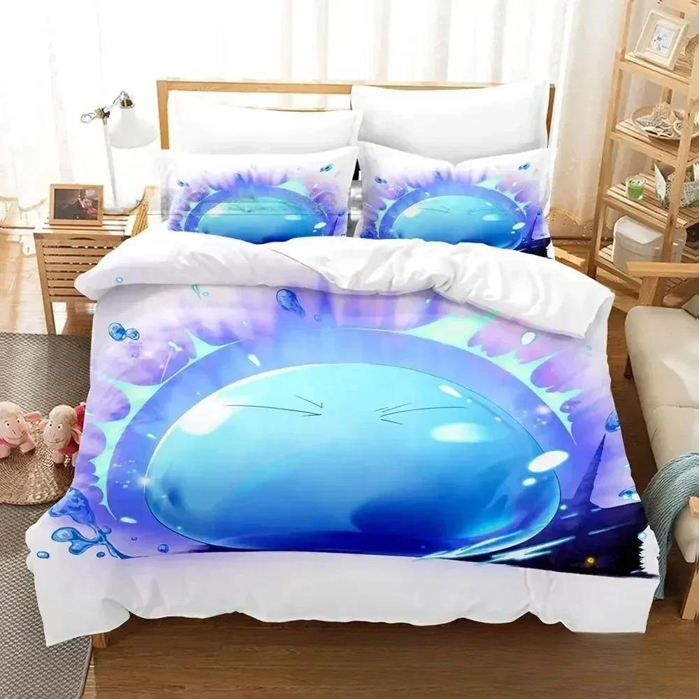 That Time I Got Reincarnated As a Slime Bedding Set Single Twin Full Queen King Size Bed Set Adult Kids 3D Print Anime Cartoon