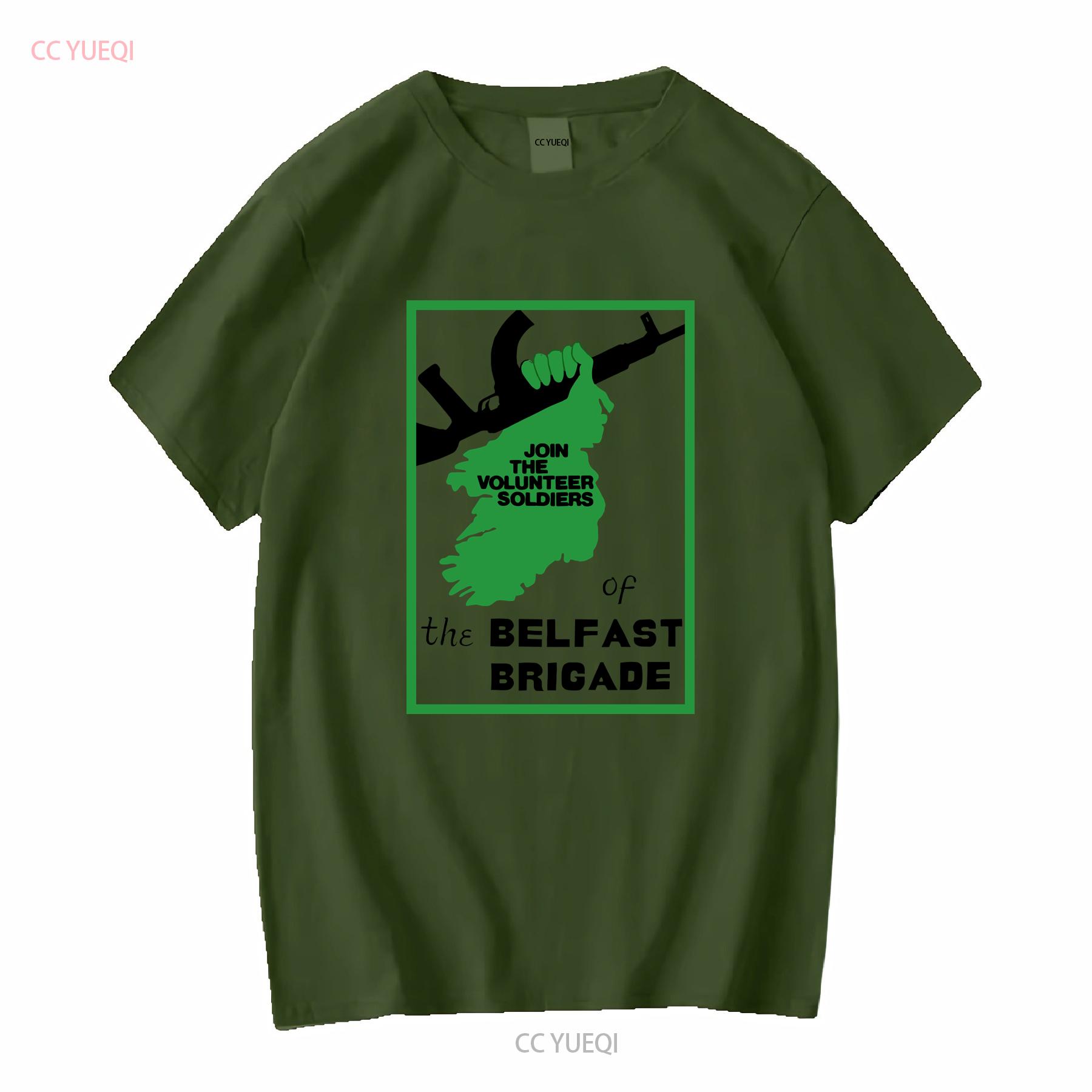 

Irish Republican Army T Shirt IRA Liberation Pride Belfast Brigade long or short sleeves vintage Washed Soft streetwear Unisex 4XL