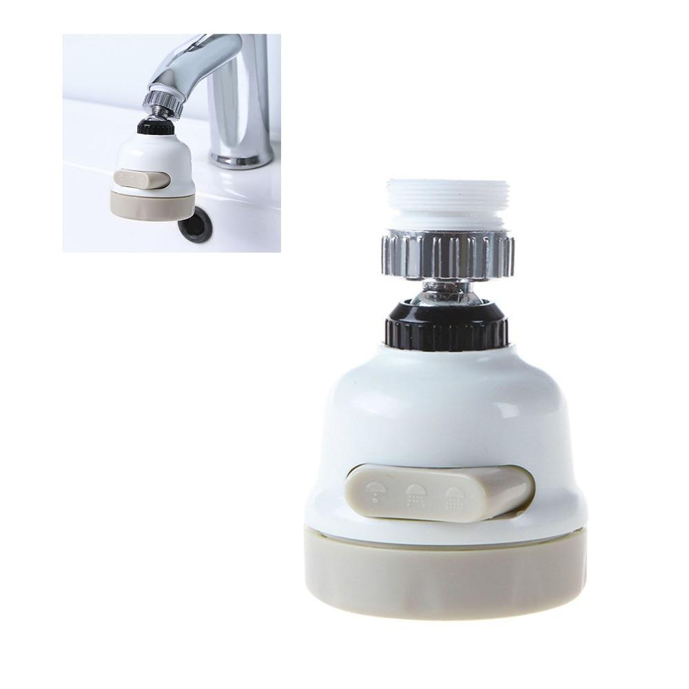 White Anti-splash Tap Water Filter Nozzle Household Tap Water Filtration and Pressurization
