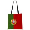 World Cup Flag Women Handbag Linen Totes Casual Traveling Beach Gift Bags CLE