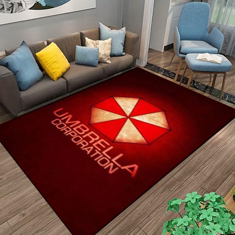 R-Resident Evil Games Gamer Area Rug,Carpet Rug for Living Room Bedroom Sofa Doormat Decoration, decoration chambre