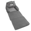 Kids Couch Toddler Chair Plush Cute Cat Fold Out Floor Seating Cushion Armrest Sofa Bed for Napping
