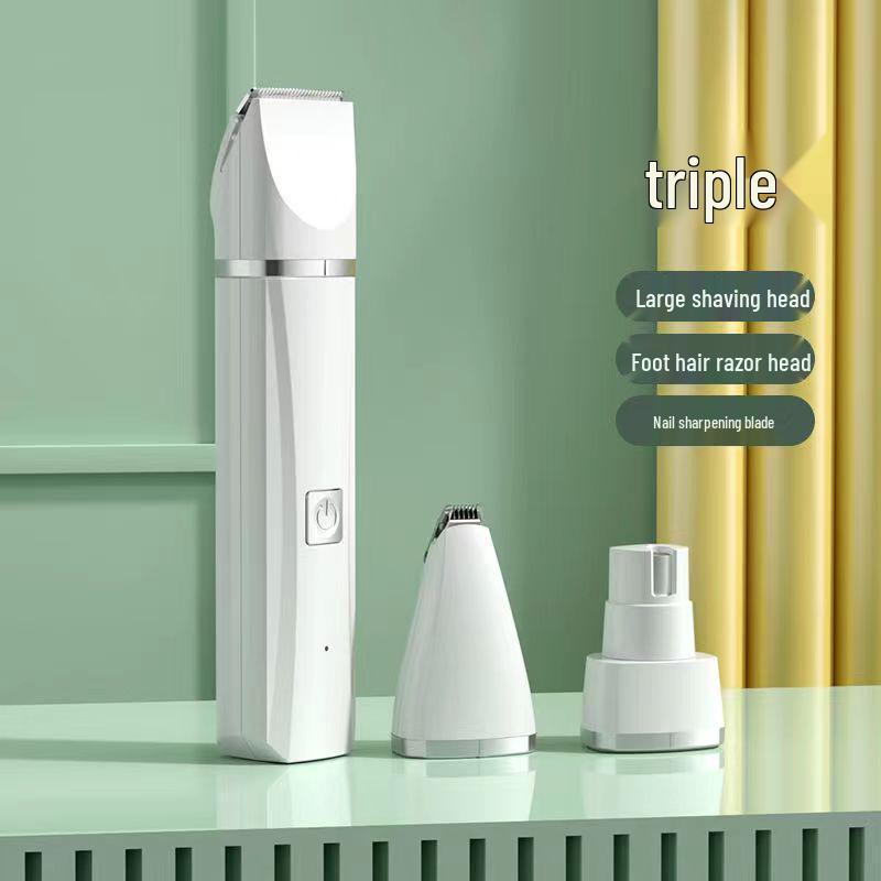 Pet Grooming Set: 4-in-1 Shaver for Dogs & Cats