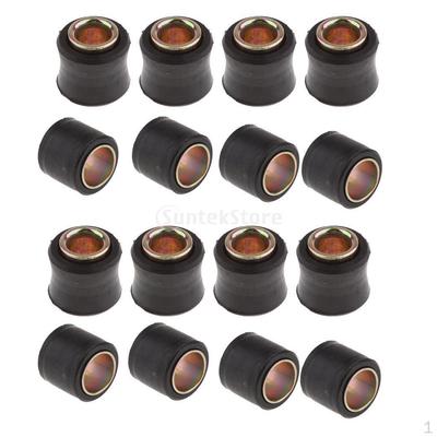 16X Bucșă Metalică Amortizor Motocicletă Bucșă Cauciuc 10mm 14mm