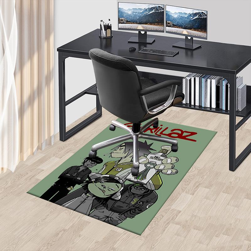 1pc Gorillaz Ink Carpet, Office Rug Outdoor Mat Home Decor Area Carpet Festival