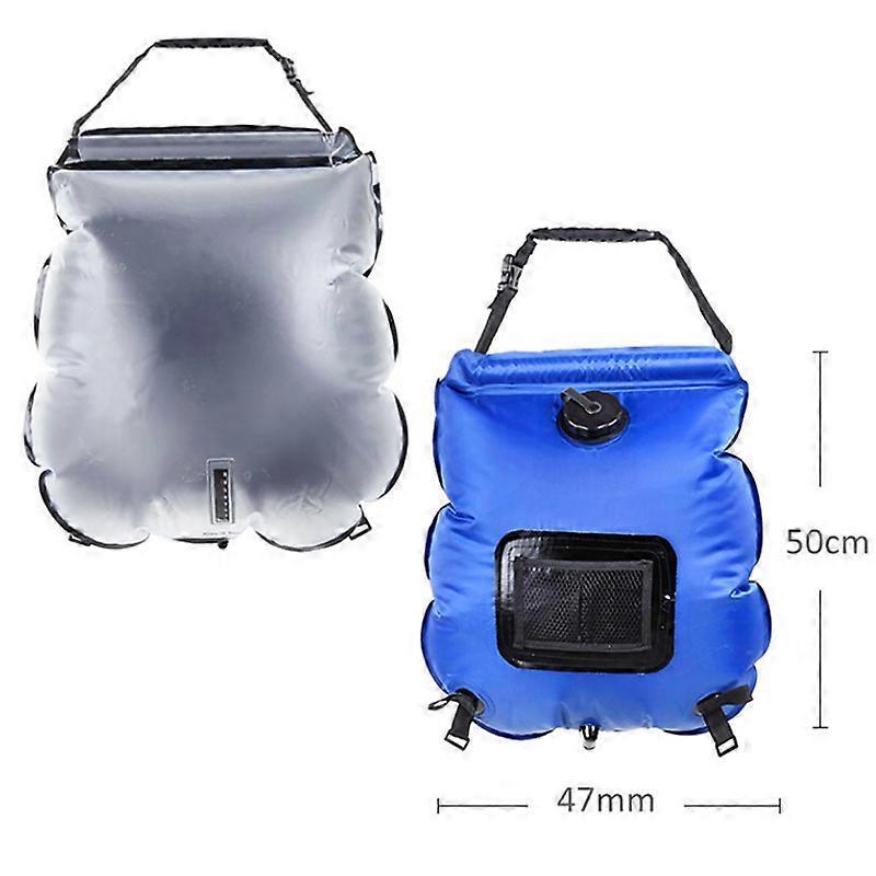 Solar Power Heating Shower Bag Bathing Portable for Outdoor Traveling Camping