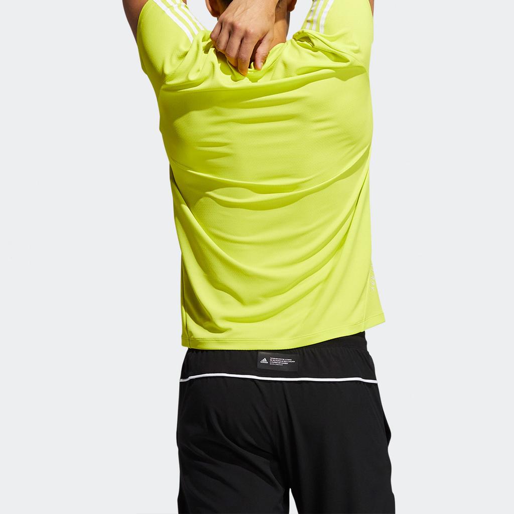 adidas T Shirt Men's Green Yellow H29477