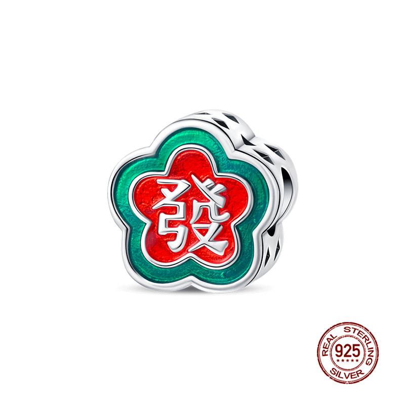 New In Charm Copper Lucky God Of Wealth Charms Beads Fit 3Mm Original Bracelet Necklace Women Diy Fine Jewelry Gift