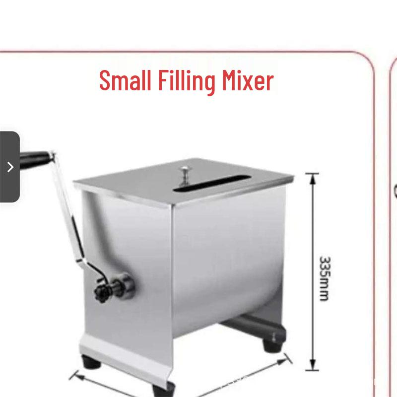 

Compact Hand-Crank Sausage & Vegetable Filling Mixer