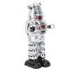 Metal Fencing Robot Adult Clockwork Walking Figurine Toy for Collection Birthday Holiday Gift