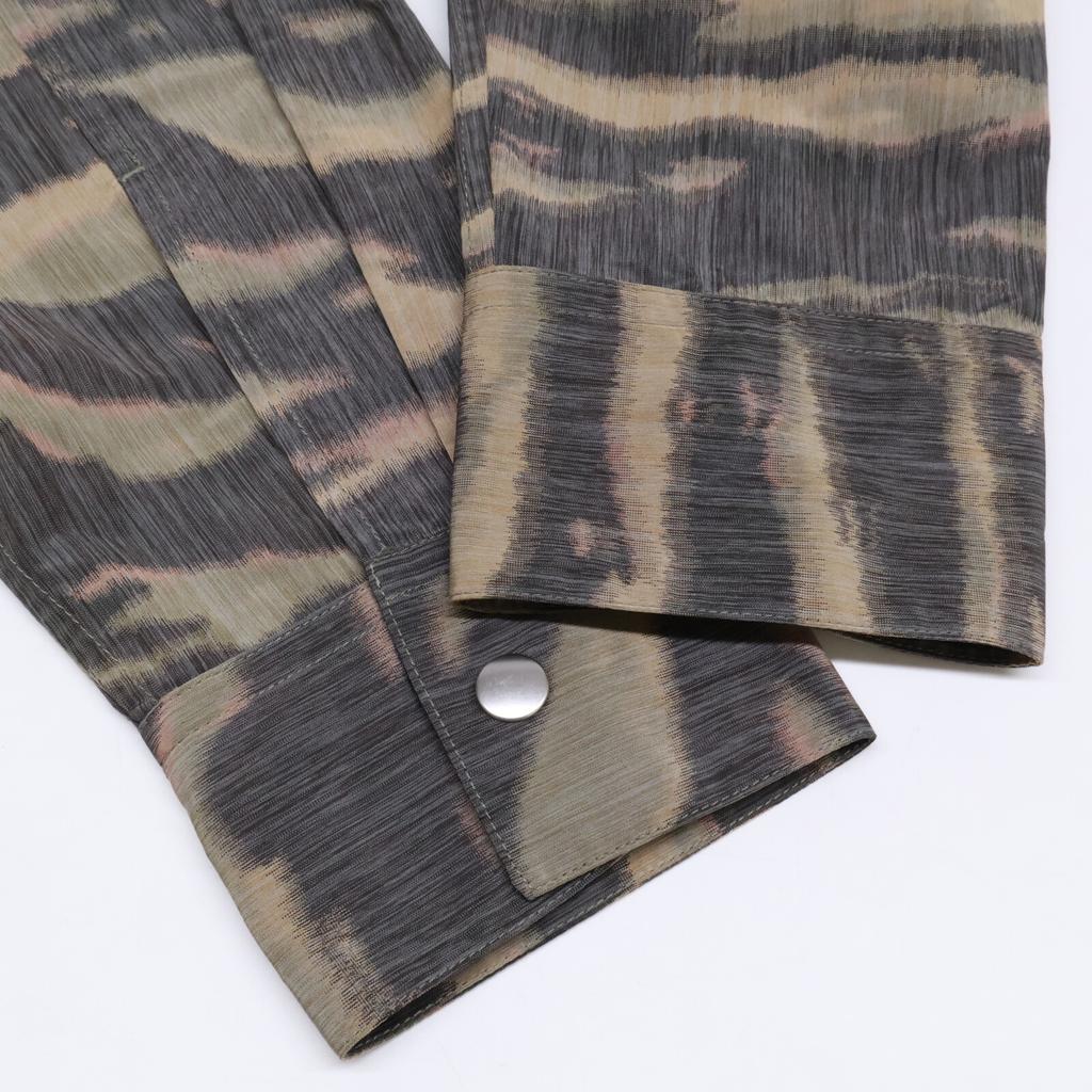 Jil Sander Nylon Twill Zip Shirt Jacket Blouson Jacket 48 CamouflageUsed